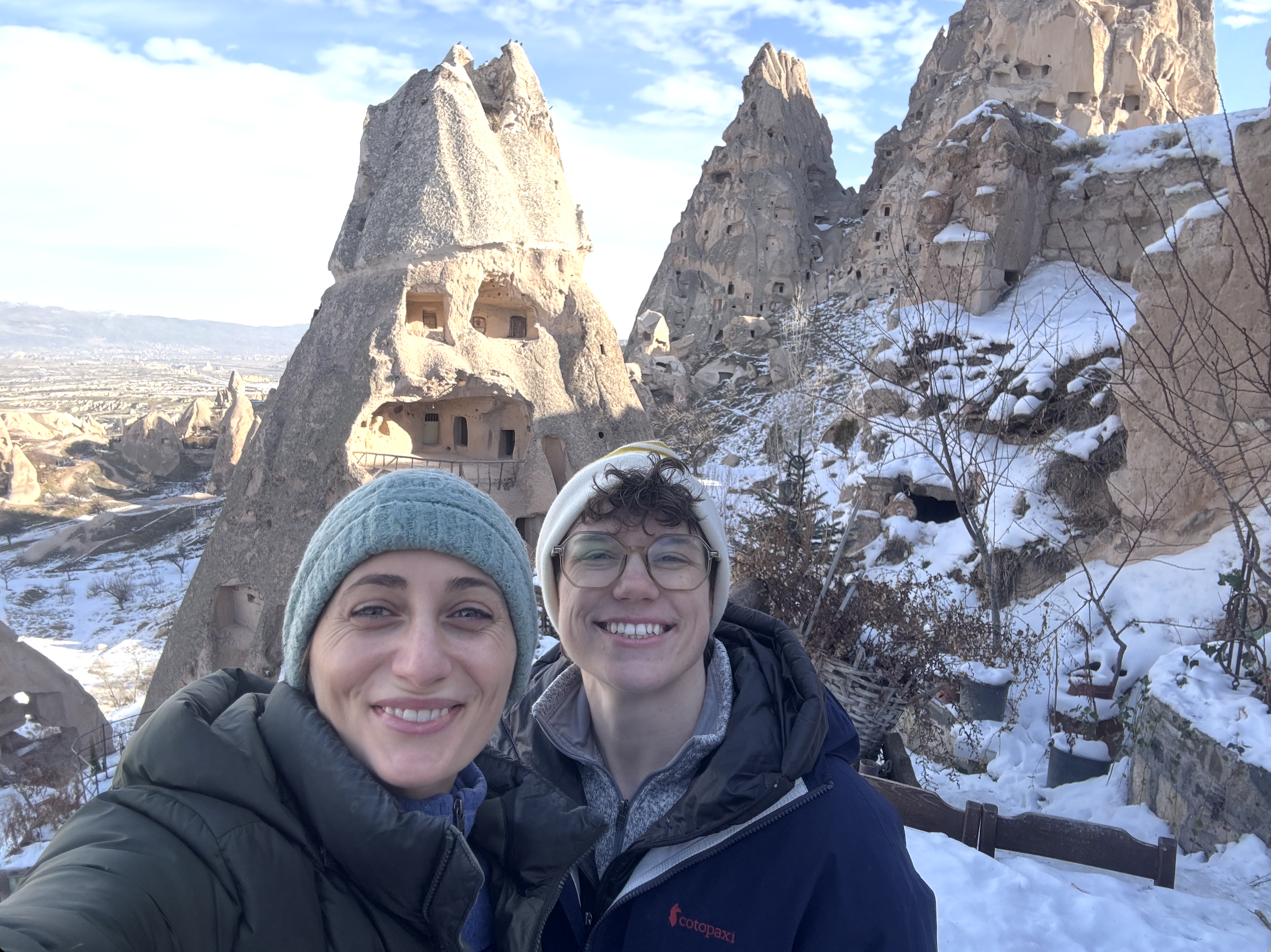 Katie and Anna in Cappadocia, Turkey